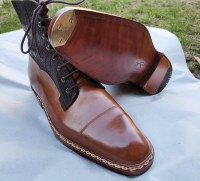 Cordovan + shark galway boots for JL (3)